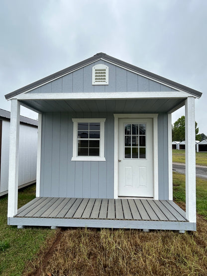 Essential Series Utility 12 x 36 Shed with End Porch